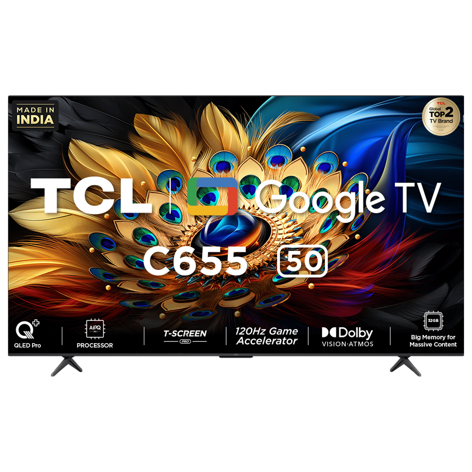Buy TCL C655 127 cm (50 inch) QLED 4K Ultra HD Google TV with Dolby ...